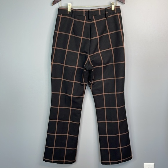 Levi’s Premium Math Club Flare Trousers Bonnie Plaid Rinse Wool Blend Size 29 - Picture 7 of 13